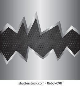 Abstract metal background. Vector illustration.