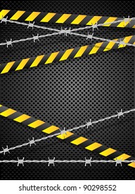 Abstract metal background. Vector illustration.