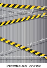 Abstract metal background. Vector illustration.