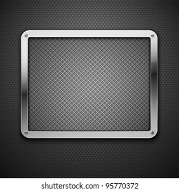 Abstract metal background. Vector illustration.