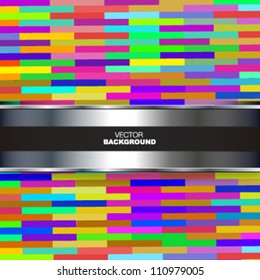 abstract metal background.vector design.