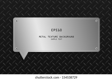 Abstract metal bubble background for industrial infographic - Vector illustration