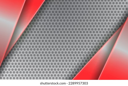 Abstract metal with carbon overlap layer background vector