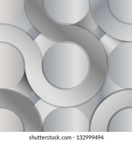 Abstract metal circle background design - eps10 vector