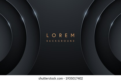 Abstract metal circle concentric circular lines background