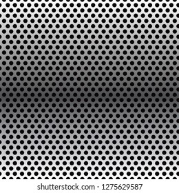 Abstract metal circle mesh pattern wallpaper background texture vector illustration.