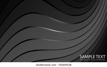 Abstract metal circular vector design illustration - Vector background silver circular background