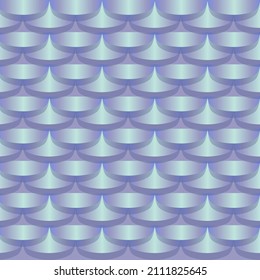 Abstract metal flake texture seamless background. Metallic squama, fachion geometric pattern in muted pastel blue light shine colors. Graphic design vector illustration