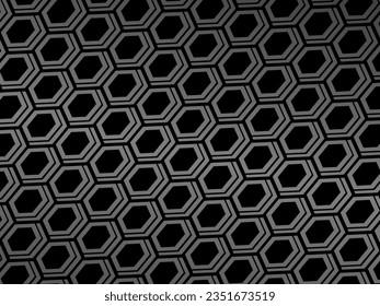 Abstract metal frame carbon kevlar texture on metal texture background, perfect for advertisement, brochure, banner, business card, web, wallpaper, etc.