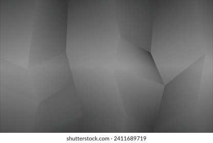 Abstract Metal gray bakcground template. grey or black blank space design modern luxury futuristic background vector illustration.