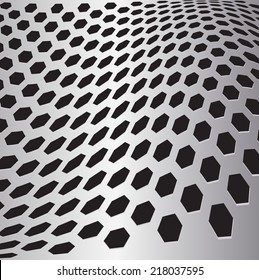 abstract metal grid background