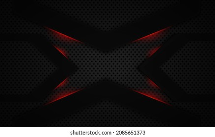 Abstract Metal With Mesh Background - Vector