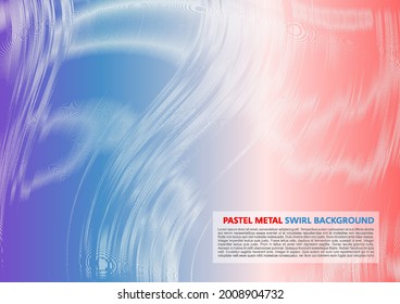 Abstract metal pastel colored vector background template