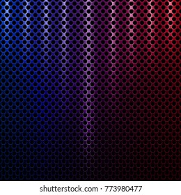 Abstract metal perforated texture background. Vector illustration.