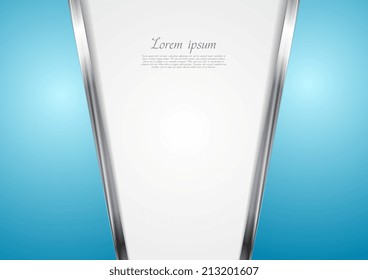Abstract metal stripes background. Vector design