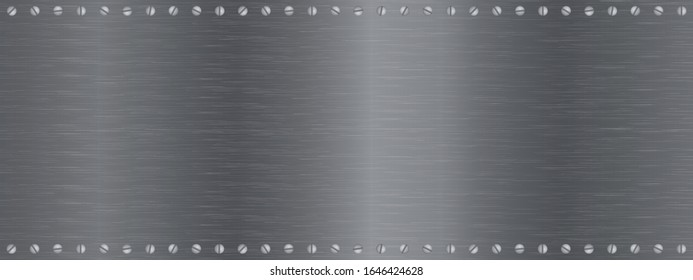 abstract metal texture background with frame for text