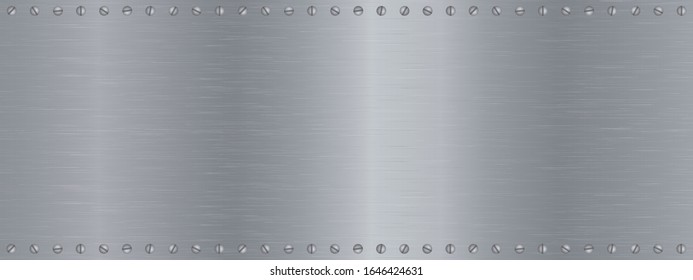 abstract metal texture background with frame for text