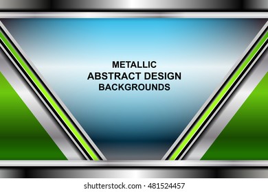 abstract metal texture backgrounds, vector illustration