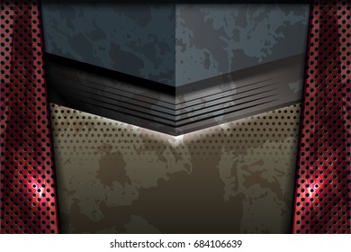 abstract metal texture backgrounds, vector illustration