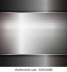 Abstract metal texture. Vector illustration