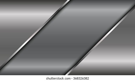 The abstract metallic background