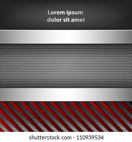 abstract metallic background, eps10