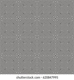 Abstract metallic background geometric seamless pattern. 
