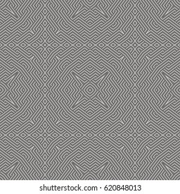 Abstract metallic background geometric seamless pattern. 