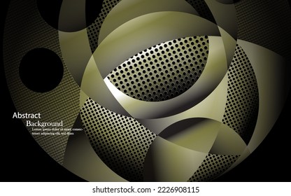 Resumen del fondo metálico. Concepto de tecnología de textura gruesa. Ilustración vectorial 3D.