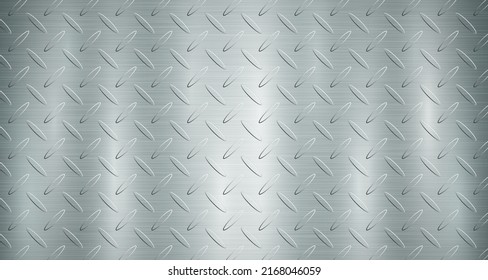 Abstract metallic background in light blue colors with highlights and non slip corrugation