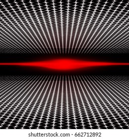 Abstract metallic background. Perspective design.