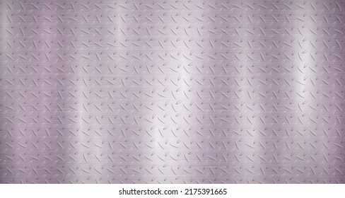 Abstract metallic background in purple colors with highlights and non slip corrugation