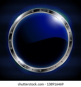 Abstract metallic background, vector.