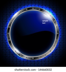 Abstract metallic background, vector.