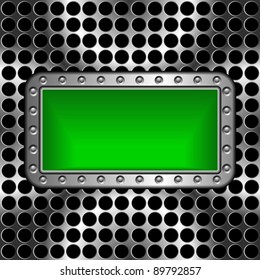 abstract metallic background, vector art illustration