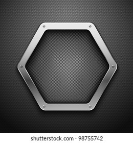 Abstract metallic background. Vector illustration.