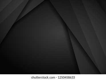 abstract metallic black frame layout modern tech design template background , Black  background. Vector graphic template design