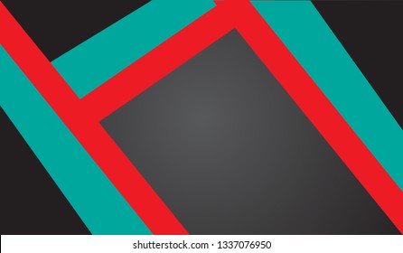 Abstract metallic  black frame layout modern tech design template background, Vector red and black color geometric abstract background EPS10 - Vector