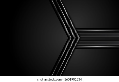abstract metallic  black frame layout design tech innovation concept background.