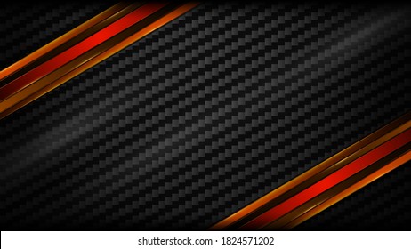 abstract metallic black red template design sport tech concept background eps 10 vector