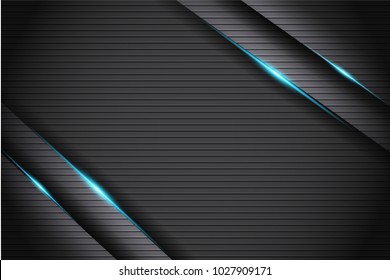 abstract metallic blue black frame layout modern tech design template background