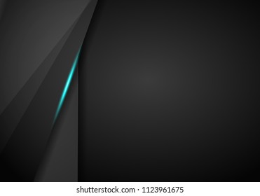 abstract metallic Blue black frame layout modern tech design template background , Black and Blue background. Vector graphic template design