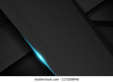 abstraktes, schwarzes Rahmenlayout, modernes Design, Hintergrund