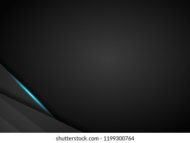 abstract metallic blue black frame layout modern tech design template background , Black and red background. Vector graphic template design