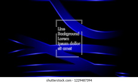 abstract metallic blue black frame layout modern tech design template background