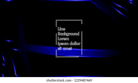 abstract metallic blue black frame layout modern tech design template background