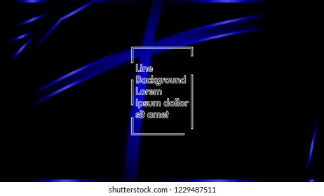 abstract metallic blue black frame layout modern tech design template background