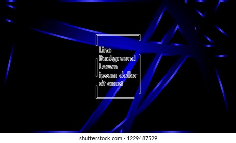 abstract metallic blue black frame layout modern tech design template background