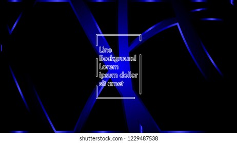 abstract metallic blue black frame layout modern tech design template background