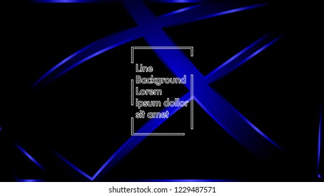 abstract metallic blue black frame layout modern tech design template background